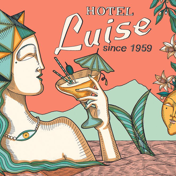 Hotel Luise - We do want our guests to have their own artistic label to carry with them, as a very special souvenir. Discover this year’s label