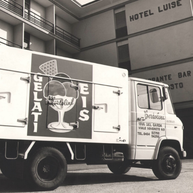 The Hotel Luise has housed the first Bertolini ice cream lab